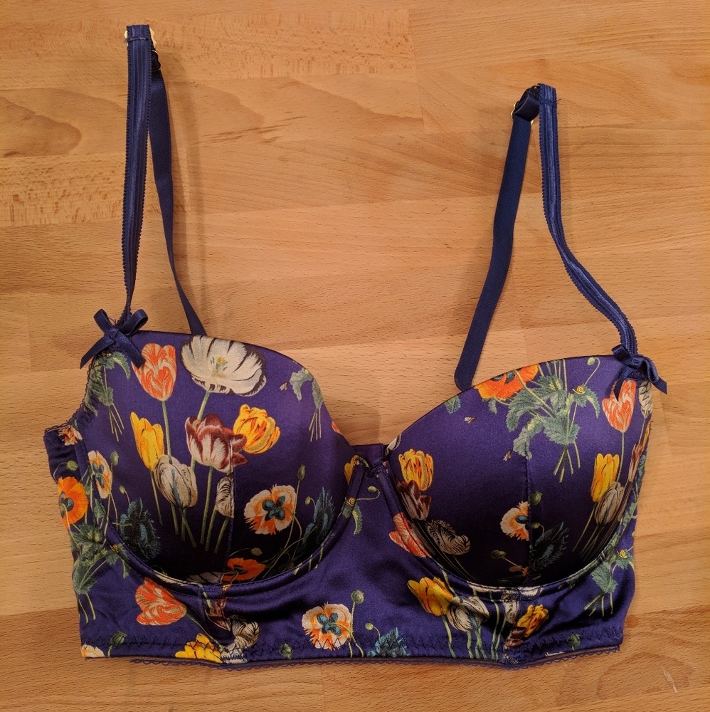 ::FINAL DROP Stella McCartney longline silk bra::